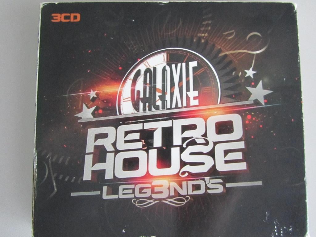 3CD GALAXIE RETRO HOUSE LEGENDS 3 (lees beschrijving!!), Ophalen of Verzenden, Gebruikt, Techno of Trance, Boxset