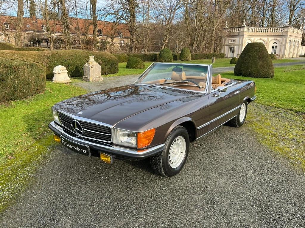 Mercedes-Benz 350 SL 1972 | Version Europe | Boîte auto, Cuir, Achat, Beige, Entreprise