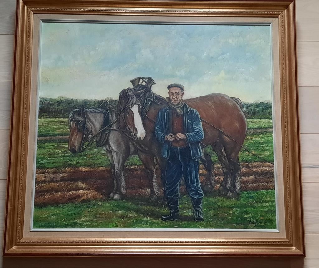 Willy van Buyten "Even Rusten", Antiek en Kunst, Ophalen