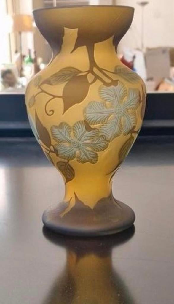 Emile Gallé vaas te koop, Antiek en Kunst, Ophalen of Verzenden