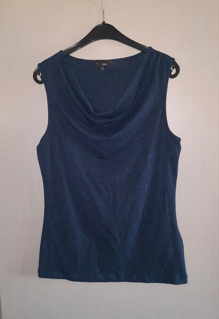 JBC glitter/feest topje "S", Kleding | Dames, Topjes, Blauw, JBC, Ophalen of Verzenden, Zo goed als nieuw