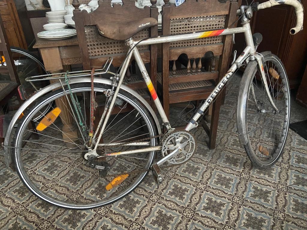 Retrofiets Peugeot, Ophalen