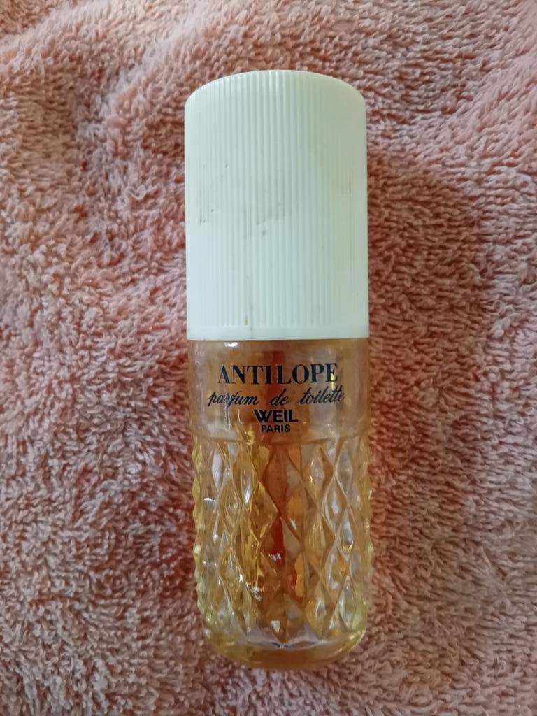 Antilope parfum de toilette weil, Enlèvement ou Envoi, Utilisé, Bouteille de parfum