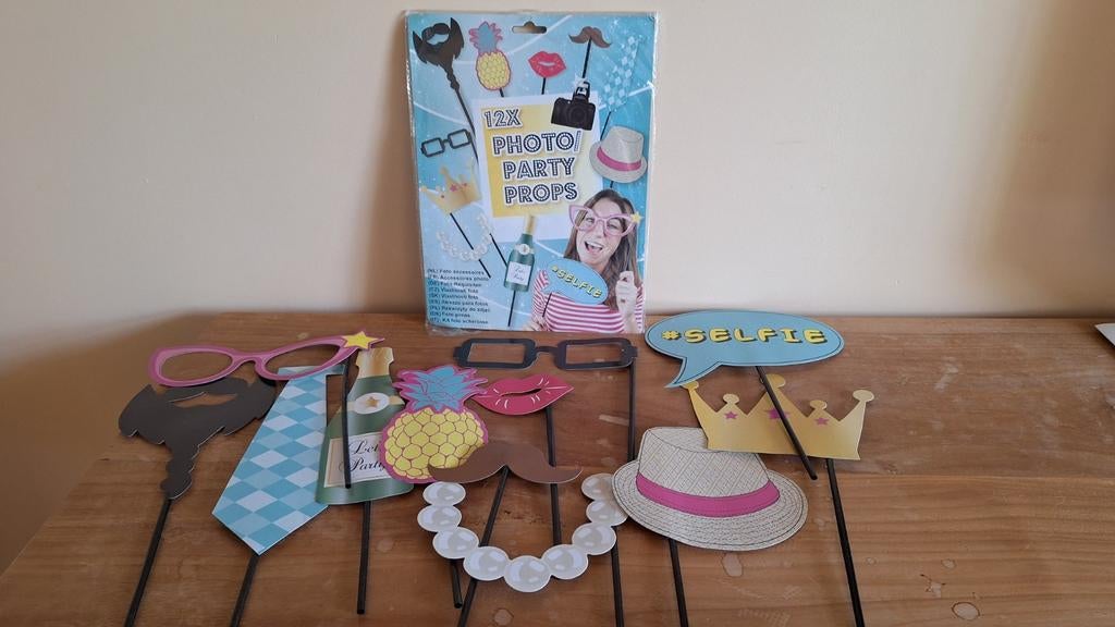 Party photo booth props, nieuw, Ophalen of Verzenden, Nieuw