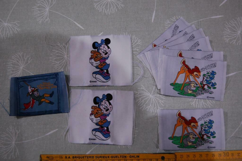 Patch Disney - Bambi - Minnie - lotje 10 stuks, Ophalen of Verzenden, Bambi of Dumbo, Nieuw, Kleding of Textiel
