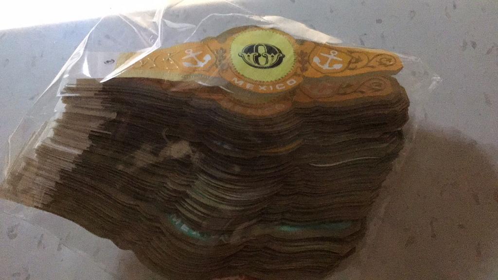 Mexico sigarenbandjes, Ophalen of Verzenden, Zo goed als nieuw, Sigarenbandjes