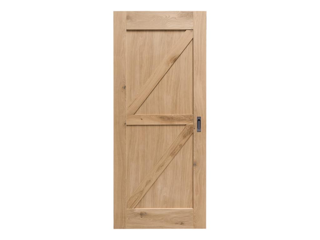 Eiken deur | Binnendeur | Schuifdeur Barndeur | OP VOORRAAD!, Doe-het-zelf en Bouw, Deuren en Vliegenramen, Binnendeur, Nieuw
