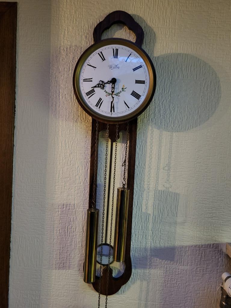 Wandklok Wuba, Antiek en Kunst, Ophalen