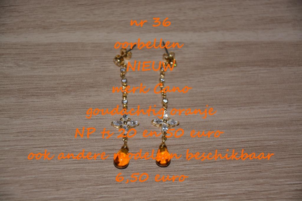 36. Juweel : oorbellen , NIEUW , verzending inbegrepen, Handtassen en Accessoires, Oorbellen, Overige materialen, Verzenden, Nieuw