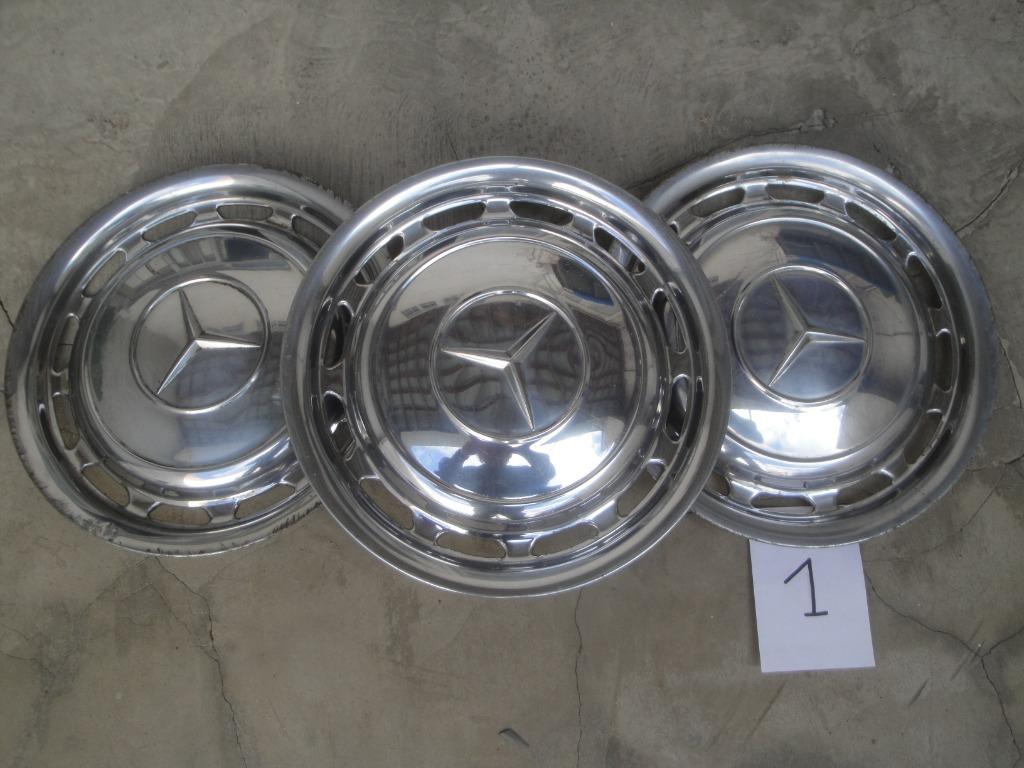 Mercedes, oldtimer  3 wieldeksels, Auto-onderdelen, Ophalen, Gebruikt, Mercedes-Benz