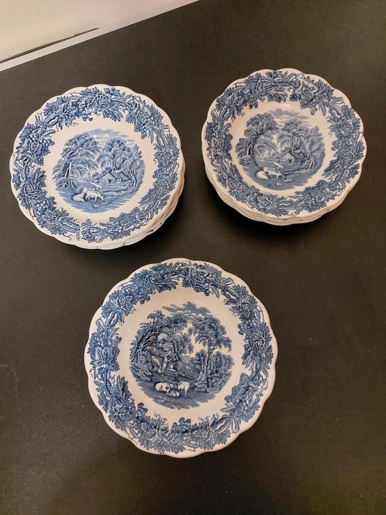 Set verschillende bordjes, Ophalen of Verzenden