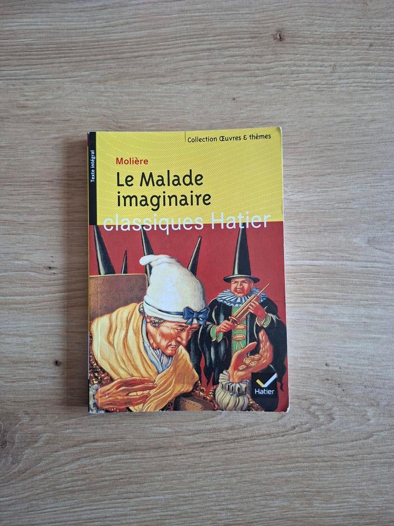 Le malade imaginaire de Molière - édition classiques Hatier, Boeken, Kunst en Cultuur | Dans en Theater, Zo goed als nieuw, Toneel