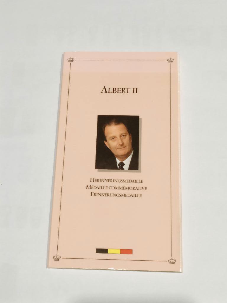 Belgische EURO Bronzen Medaille Albert II 1993, Ophalen of Verzenden, Brons