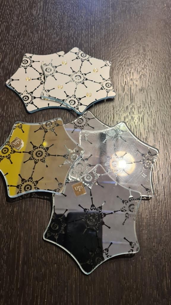 Sia glas onder glas, Huis en Inrichting, Ophalen, Zo goed als nieuw