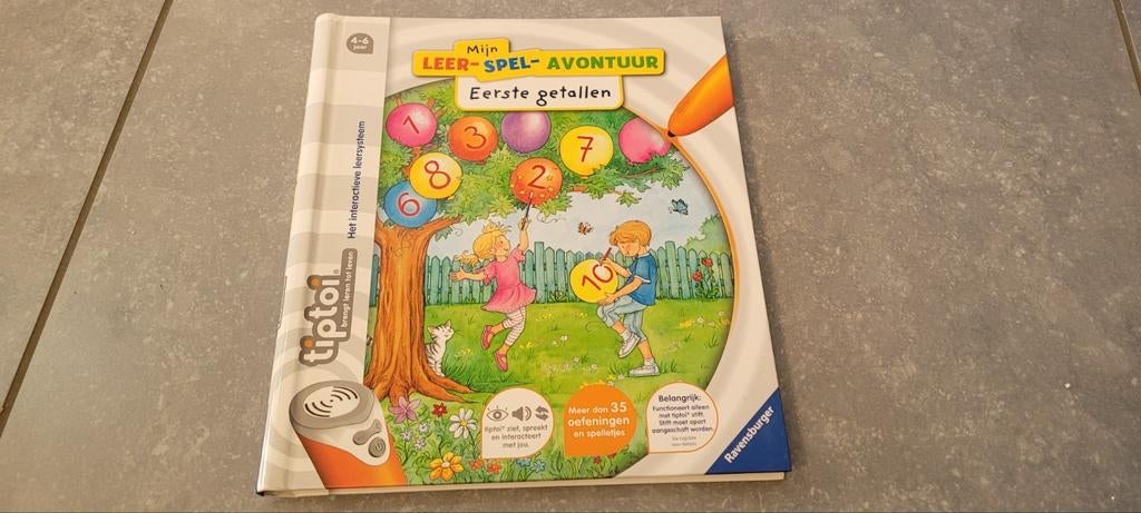 Tip toi boek eerste getallen in zeer goede staat, Enlèvement ou Envoi, Comme neuf