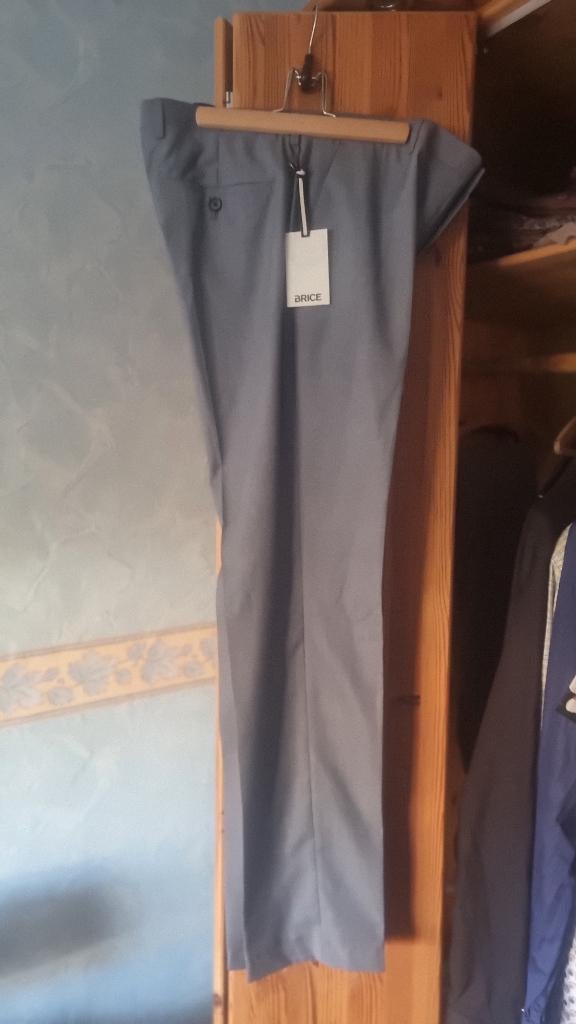 Zeer mooie klassieke broek van BRICE met tag, Kleding | Heren, Nieuw, Overige maten, Ophalen of Verzenden, Grijs