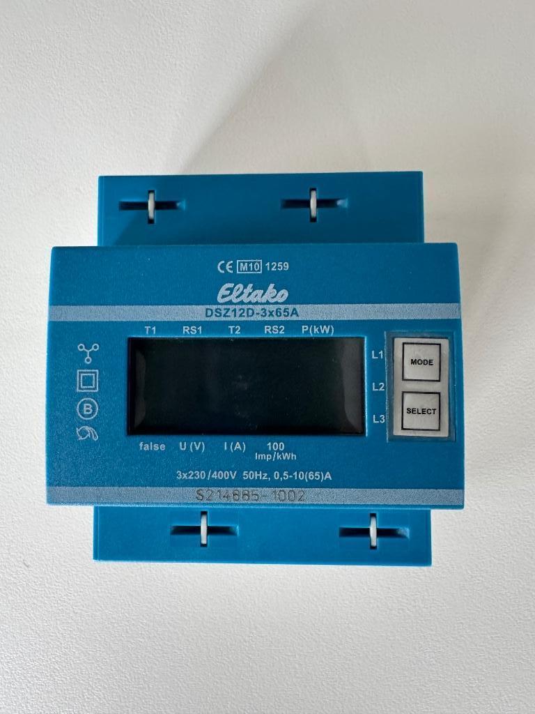 Elatako energiemeter kwh-meter, Ophalen of Verzenden, Zo goed als nieuw, Elektriciteit