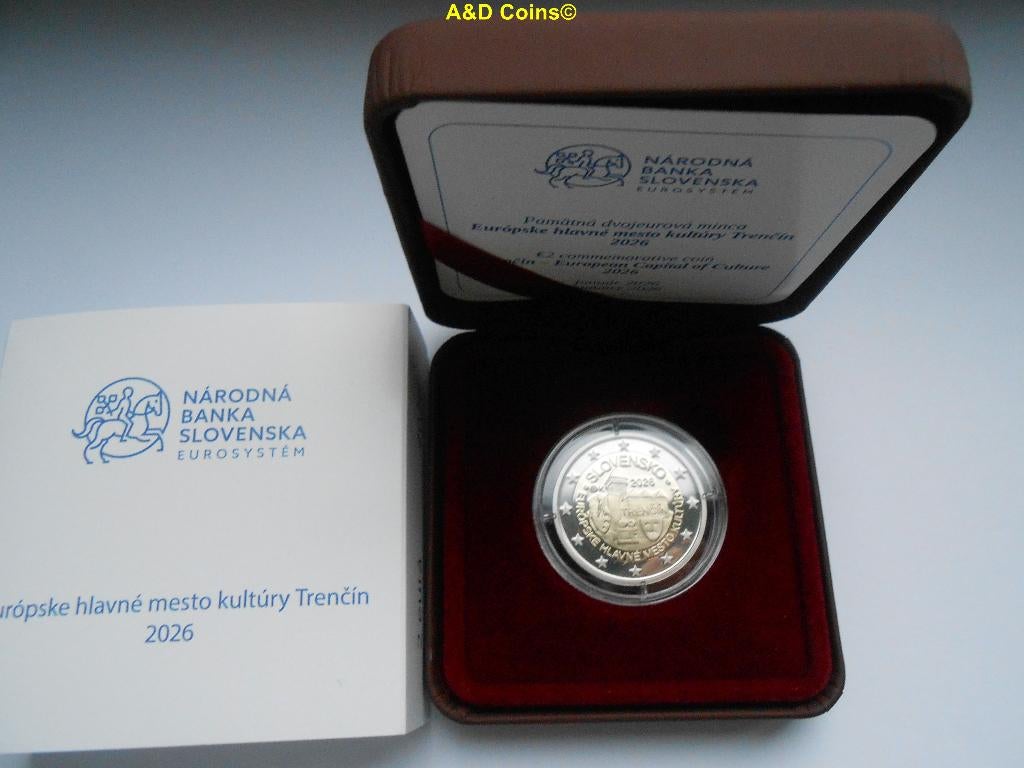 Slowakije 2 Euro Proof 2026, Verzenden, Slowakije, 2 euro, Losse munt