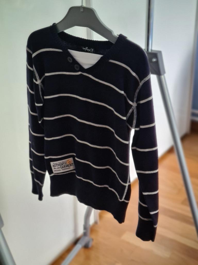 NIEUWE gestreepte pull jongen maat 116, Ophalen of Verzenden, Nieuw, Jongen, Trui of Vest