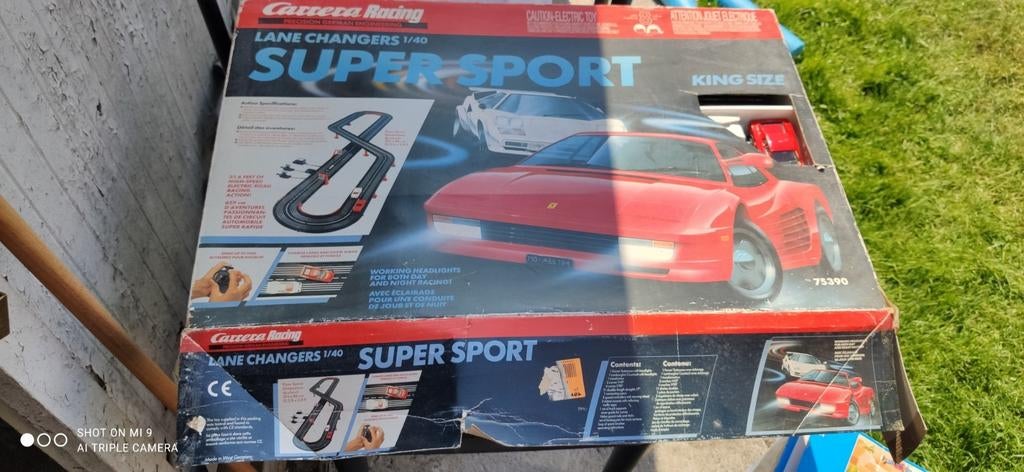 Circuit de voitures électriques carrera racing super sport, Enlèvement, Utilisé