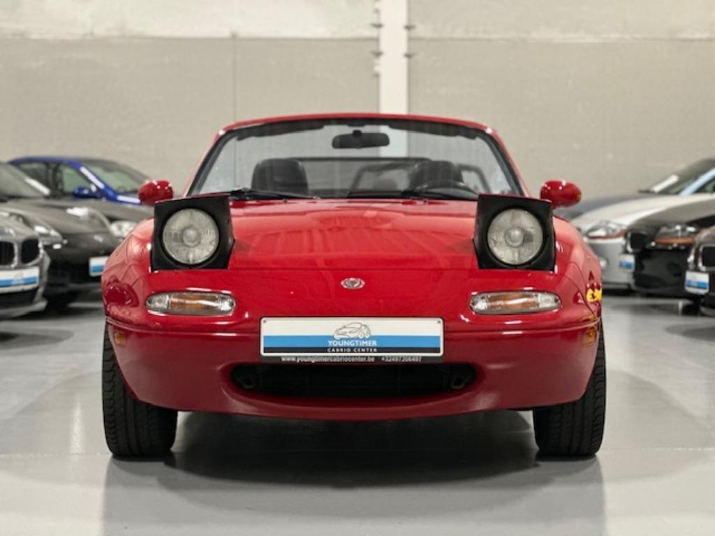 Mazda MX-5 1.6i 16v NA | Sportuitlaat | Leder | Mooie staat, Autos, Mazda, Achat, Entreprise, Boîte manuelle, Noir