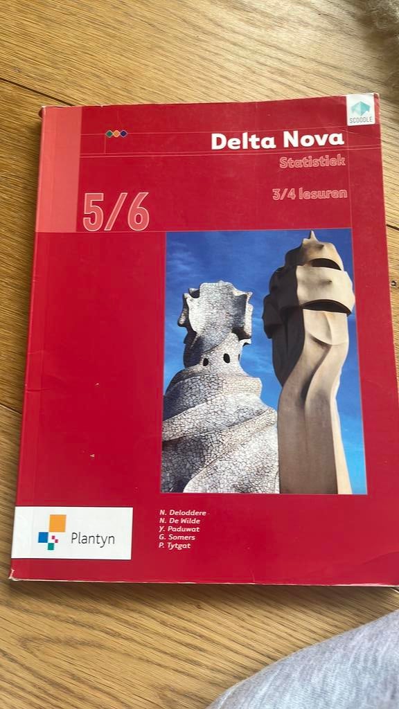 Delta Nova statistiek 3/4u, Boeken, Ophalen of Verzenden, Gelezen, Wiskunde A
