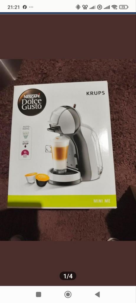 KRUPS Nescafé Dolce Gusto MiniMe Grijs

Nieuw in verpakking, Elektronische apparatuur, Ophalen