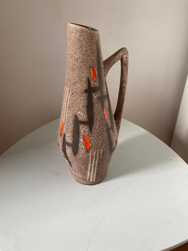 Vintage vaas West-Duits aardewerk Scheurich Heinz Siery, Ophalen of Verzenden