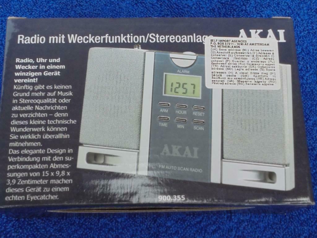 Système mini-stéréo AKAI avec réveil / alarme, TV, Hi-fi & Vidéo, TV, Hi-fi & Vidéo Autre, Neuf, Enlèvement