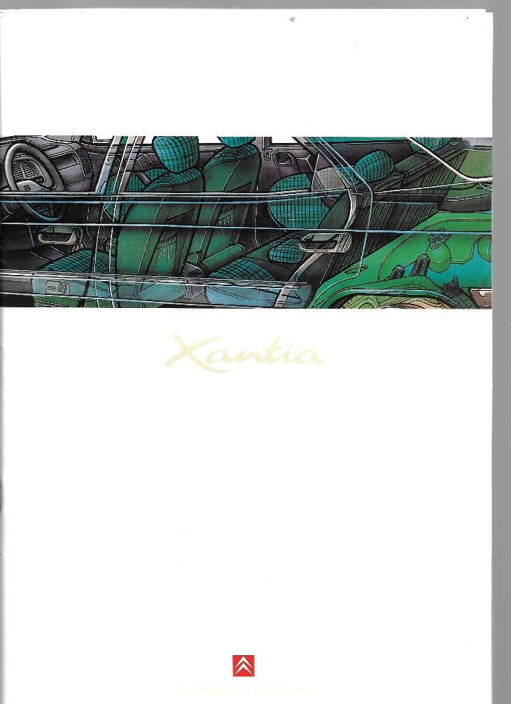 CITROËN XANTIA dealerbrochure, Ophalen of Verzenden, Zo goed als nieuw, Citroën
