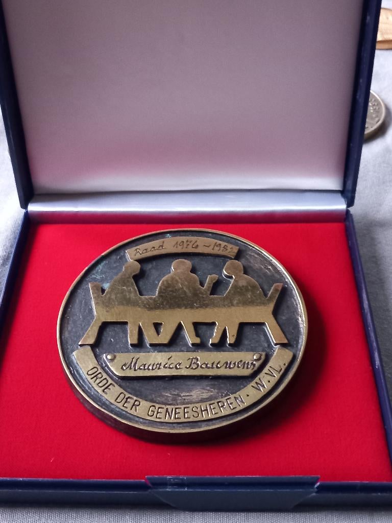 Médaille commémorative de l'Ordre des médecins, Enlèvement ou Envoi, Bronze