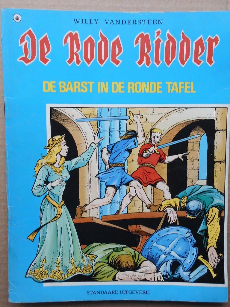 De Rode Ridder - De barst in de ronde tafel, Gelezen, Eén stripboek, Studio  Vandersteen, Ophalen of Verzenden