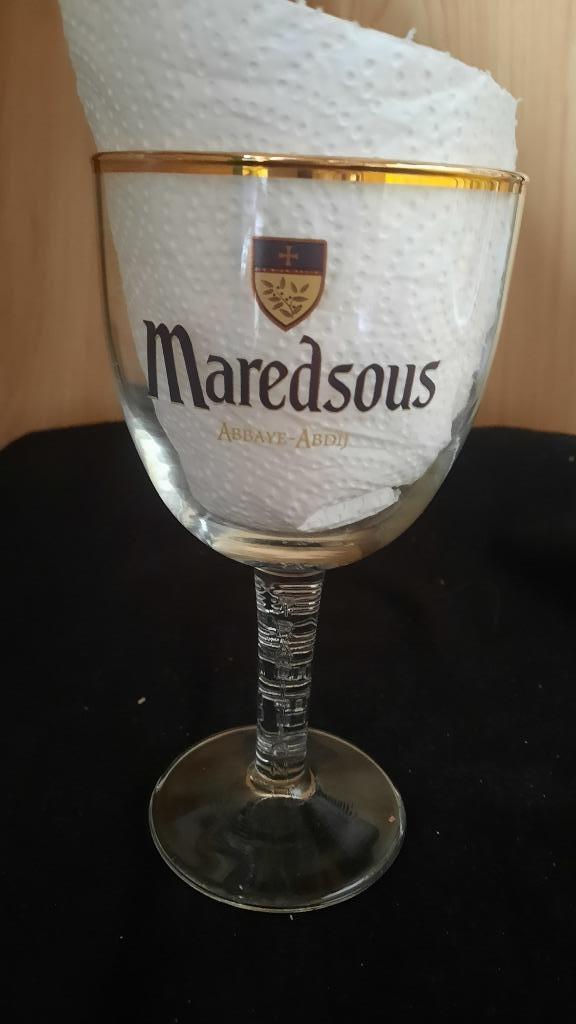 glas MAREDSOUS, Ophalen of Verzenden, Bierglas