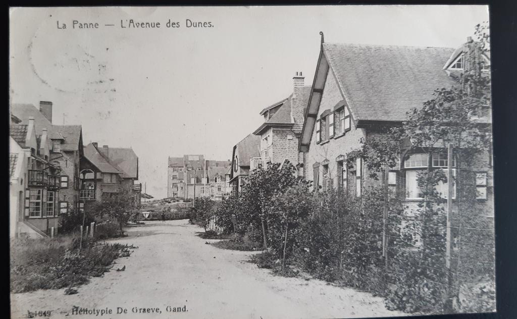 Carte postale la PANNE avenue des DUNES VILLAS, Collections, Cartes postales | Belgique, Enlèvement ou Envoi