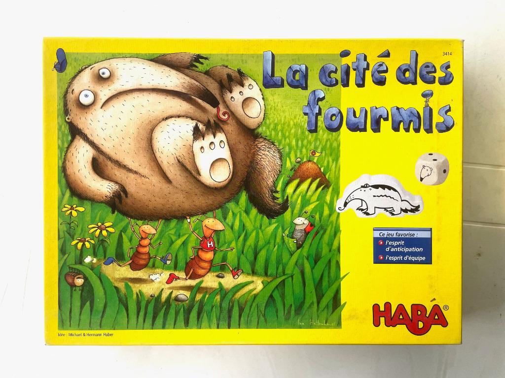 Jeu HABA  "La cité des fourmis", Trois ou quatre joueurs, Enlèvement ou Envoi, Utilisé, Haba