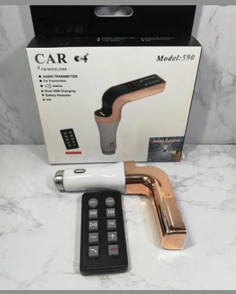 Transmetteur FM car kit Allumé-cigare Carte SD/USB/Bluetooth, Enlèvement ou Envoi, Neuf