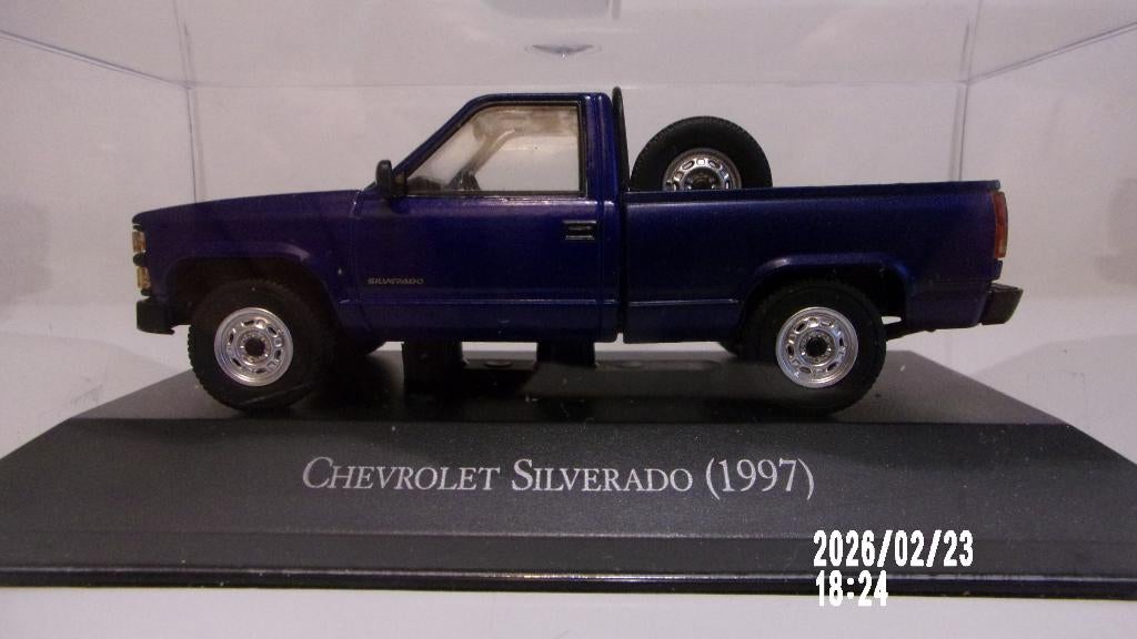 CHEVROLET SILVERADO P.UP 97.SALVAT AMERICA 1/43 NEW, VITRINE, Ophalen of Verzenden, Nieuw, Auto, Overige merken