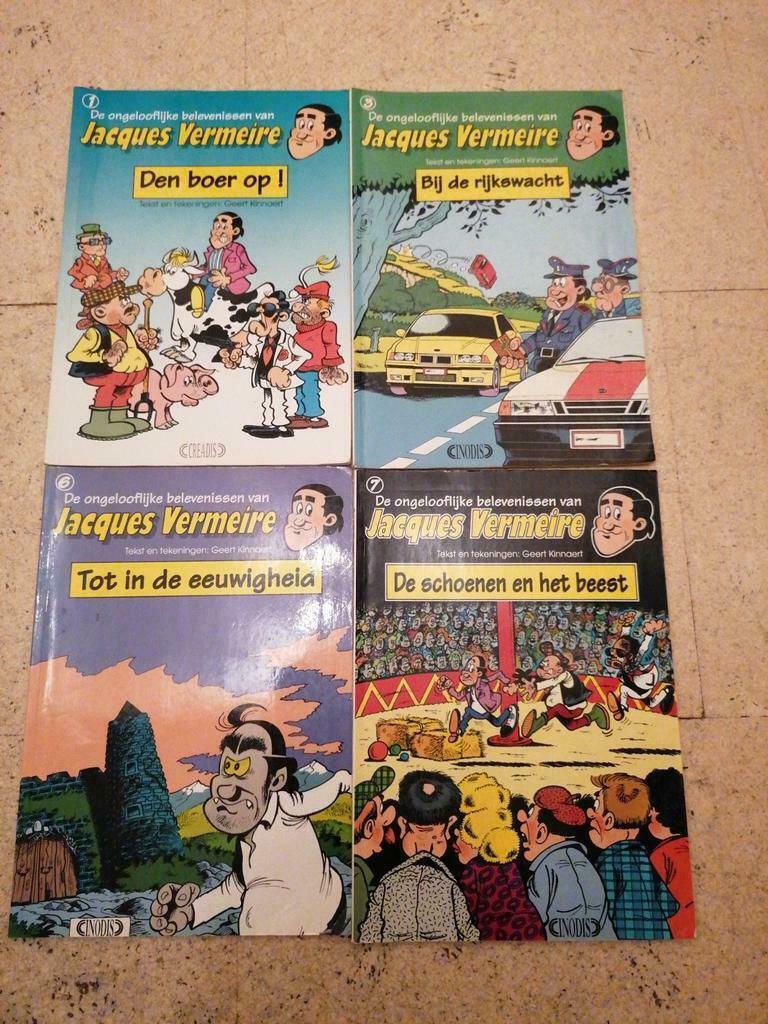 Strips van Jacques Vermeire, Boeken, Stripverhalen, Meerdere stripboeken, Ophalen of Verzenden, Gelezen, Varia