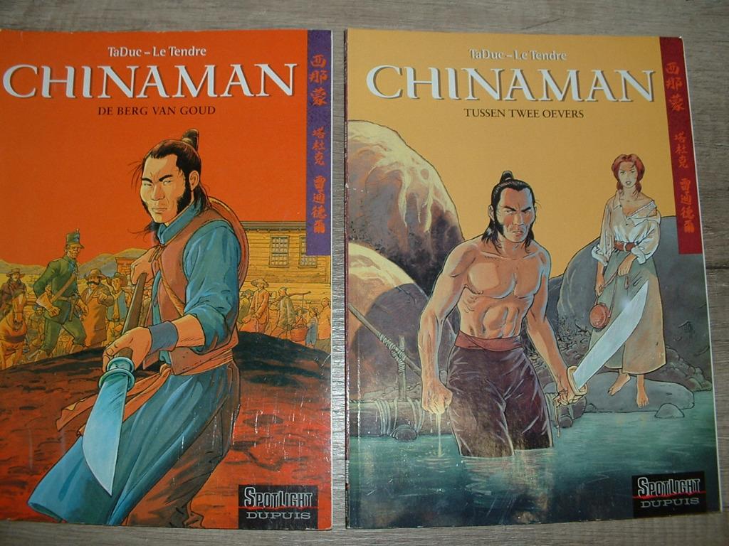 strips chinaman in 1e druk, spotlight dupuis uitgave, Boeken, Stripverhalen, Meerdere stripboeken, Ophalen of Verzenden, Le Tendre / Ta