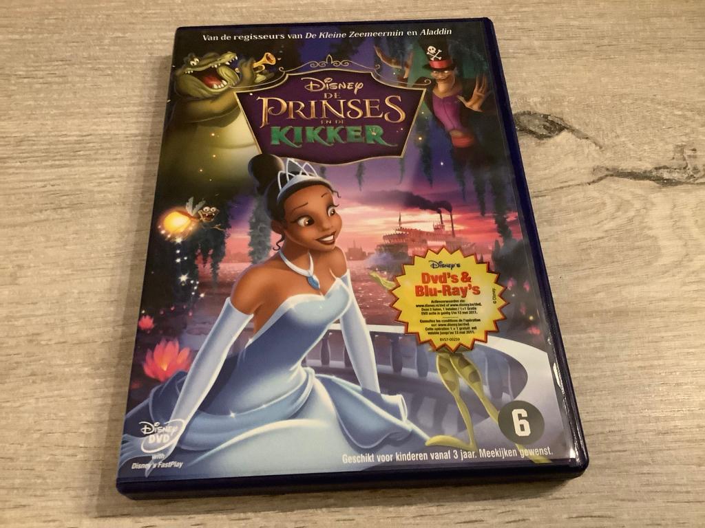Disney Prinses en de kikker DVD, Europees, Tekenfilm, Ophalen of Verzenden, Zo goed als nieuw