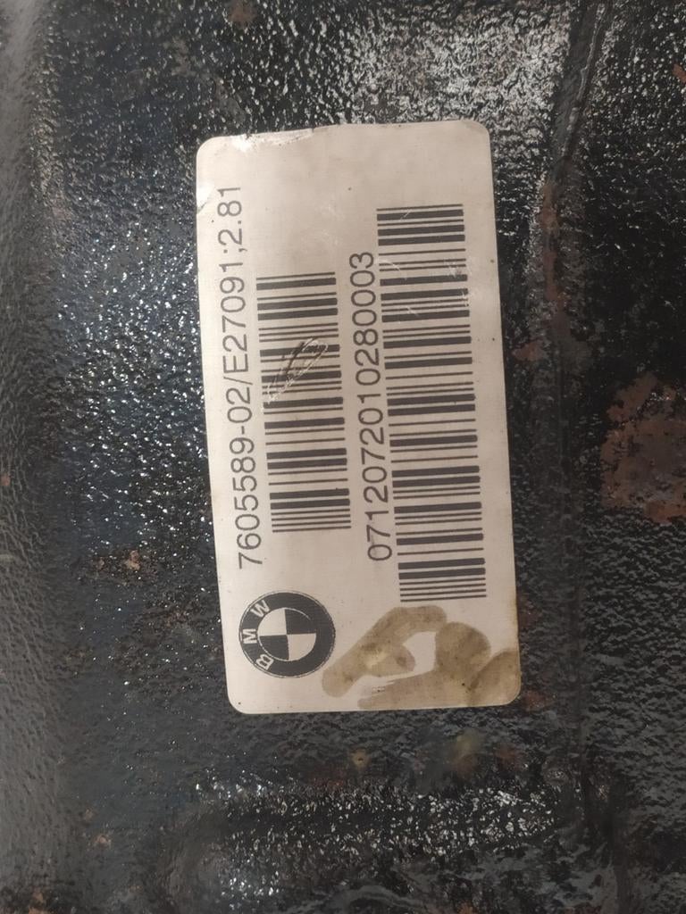 Différentiel Pont Arrière BMW 7605589 2.81, Autos : Pièces & Accessoires, Transmission & Accessoires, A, Enlèvement, Utilisé, BMW