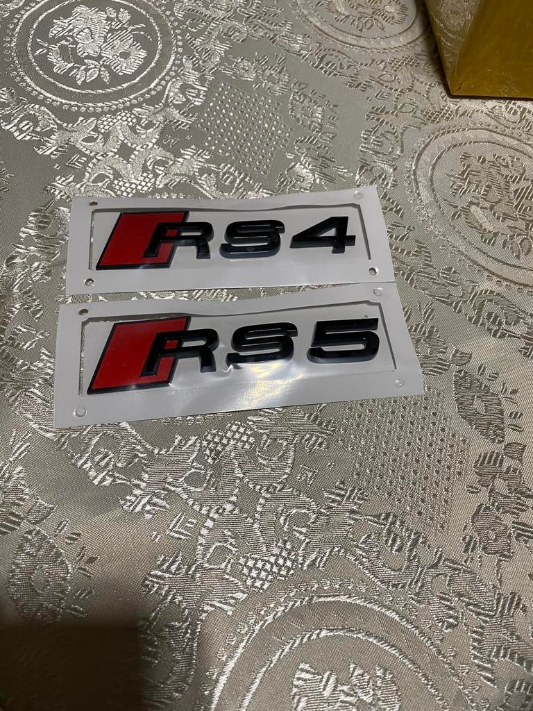 Audi RS3 RS4 RS5 RS6 RS7 RSQ3-logo, Ophalen of Verzenden