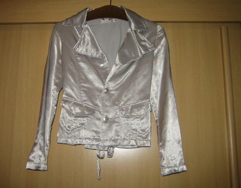 blazer CKS zilver 12 jaar maat 152, Meisje, Ophalen of Verzenden, Zo goed als nieuw, Trui of Vest