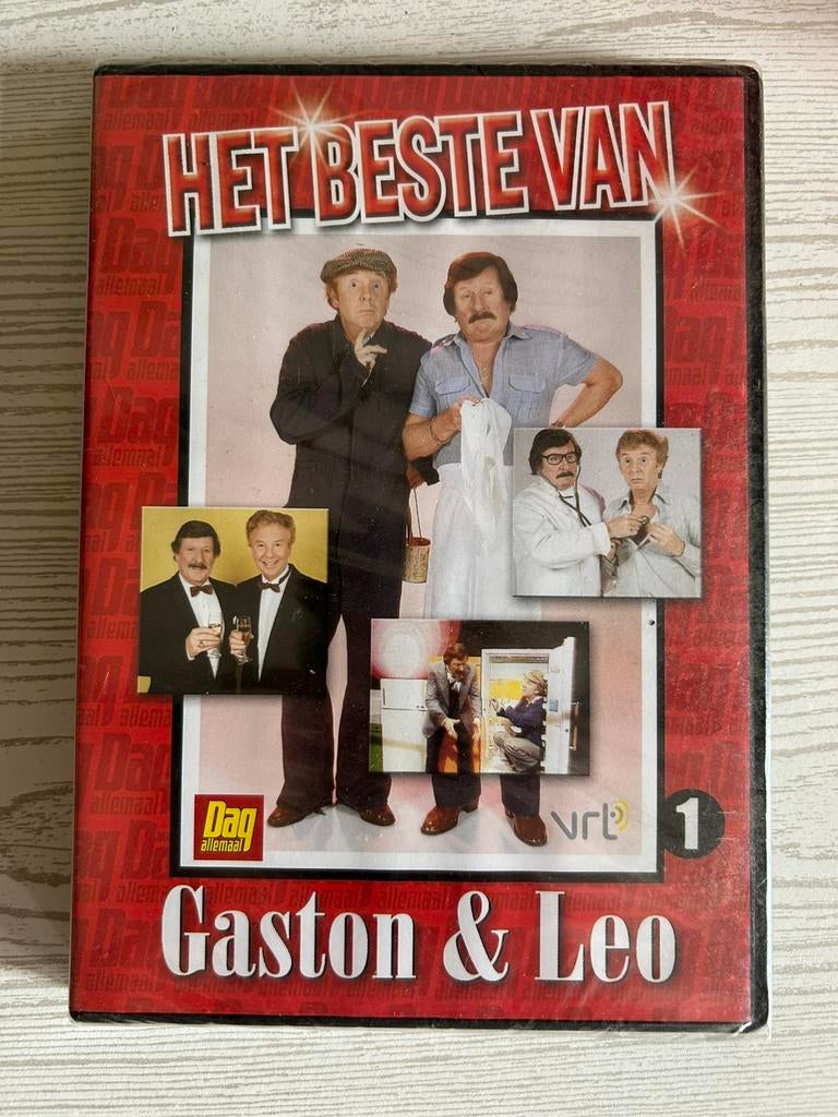 DVD Het beste van Gaston & Leo (nieuw), Cd's en Dvd's, Alle leeftijden, Ophalen of Verzenden, Nieuw in verpakking, Tv-programma of Sketches