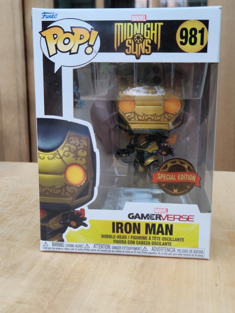 Funko pops midnight suns Iron man, Ophalen