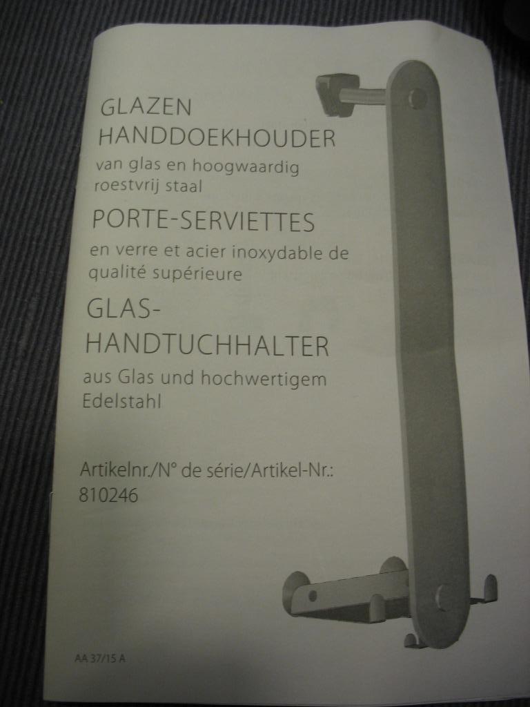 Porte serviette luxueuse (max 8 serviettes), Maison & Meubles, Enlèvement ou Envoi, Neuf, Gris, Autres types