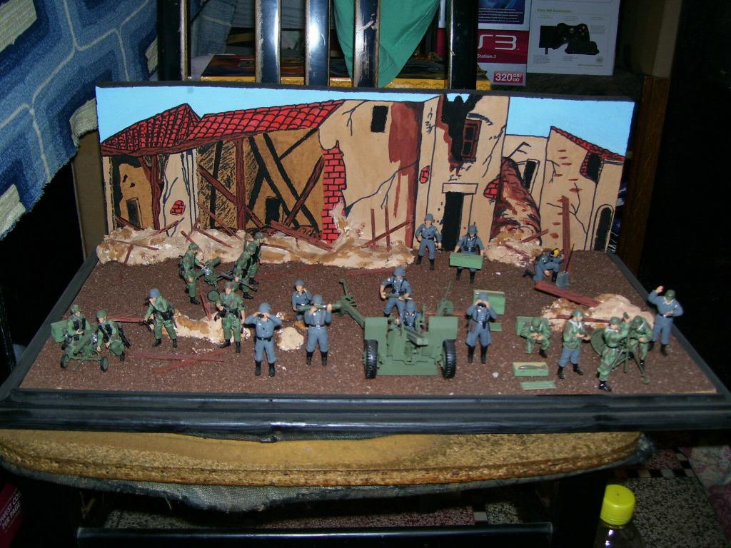 maquette de la marque tamiya:1/35. diorama.4, Enlèvement, Utilisé, 1:35 à 1:50, Diorama