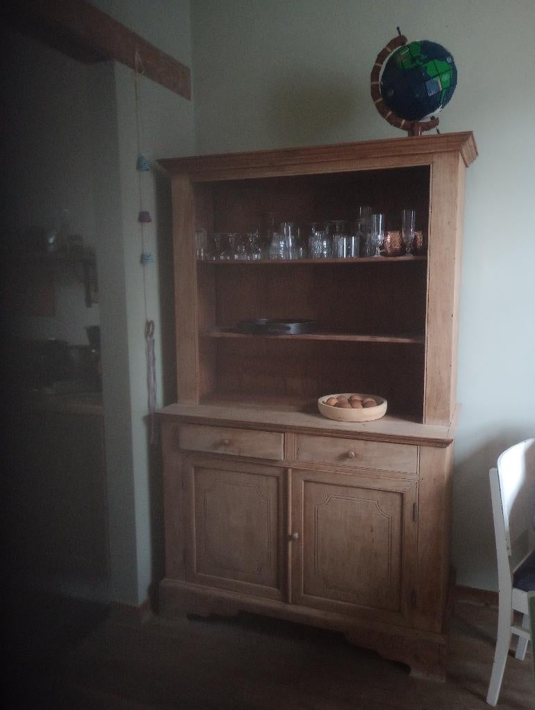 Kast, Huis en Inrichting, Kasten | Kleerkasten, Ophalen, Gebruikt, 75 cm of meer, Landelijk