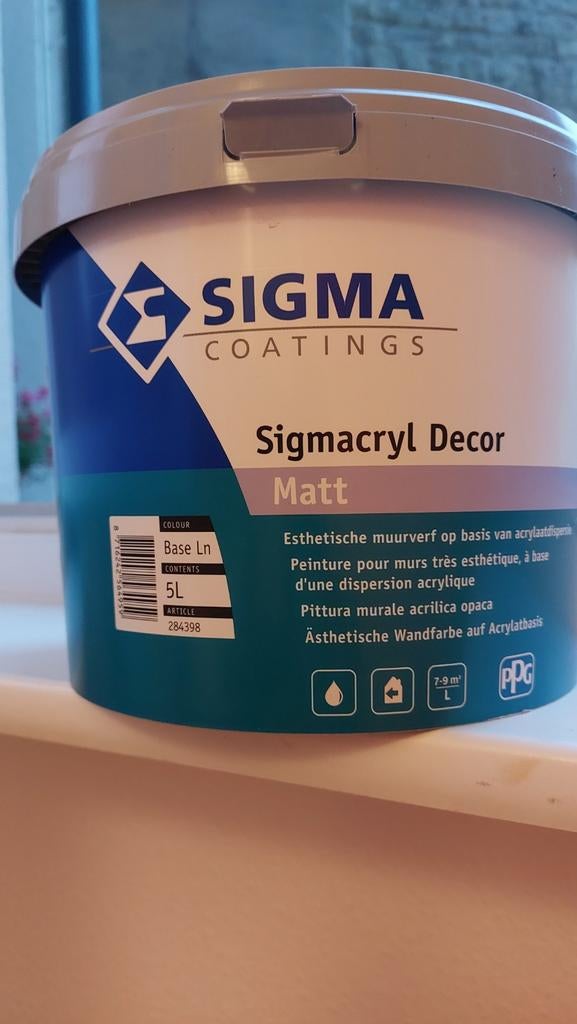 Sigma 5L verf, Ophalen, Roze, Verf