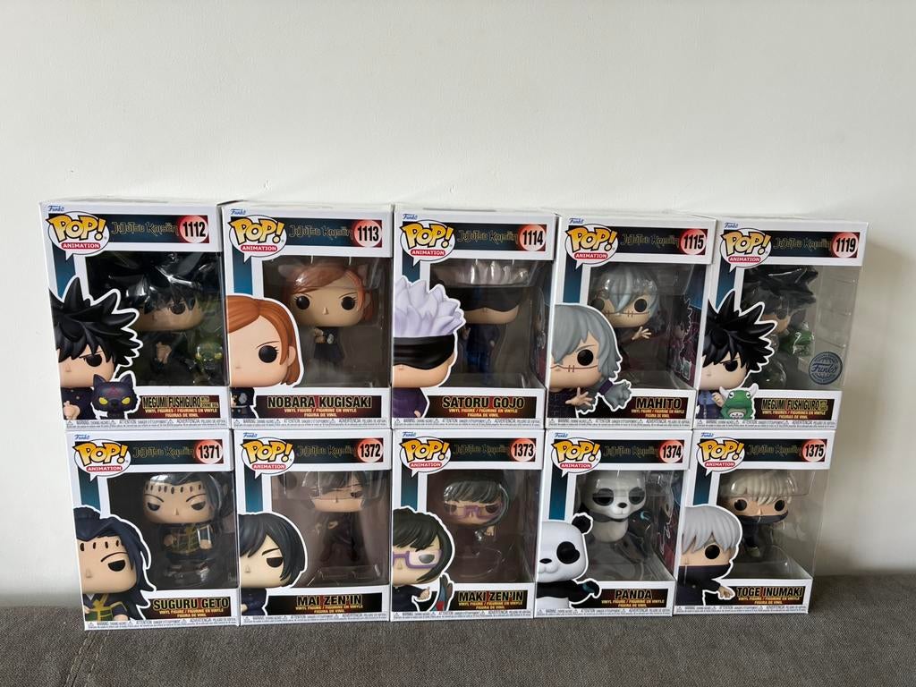 Nieuw 10 Funko Pops Jujutsu Kaisen, Verzamelen, Ophalen of Verzenden, Nieuw